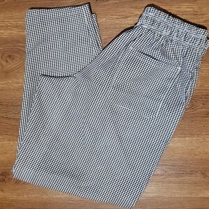 PST size XL BLACK AND WHITE Plaid pants